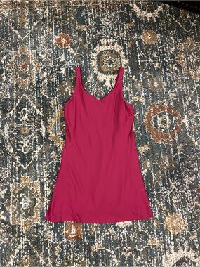 strapless open back dress Long Red La Femme Prom Dress with Deep V-Back